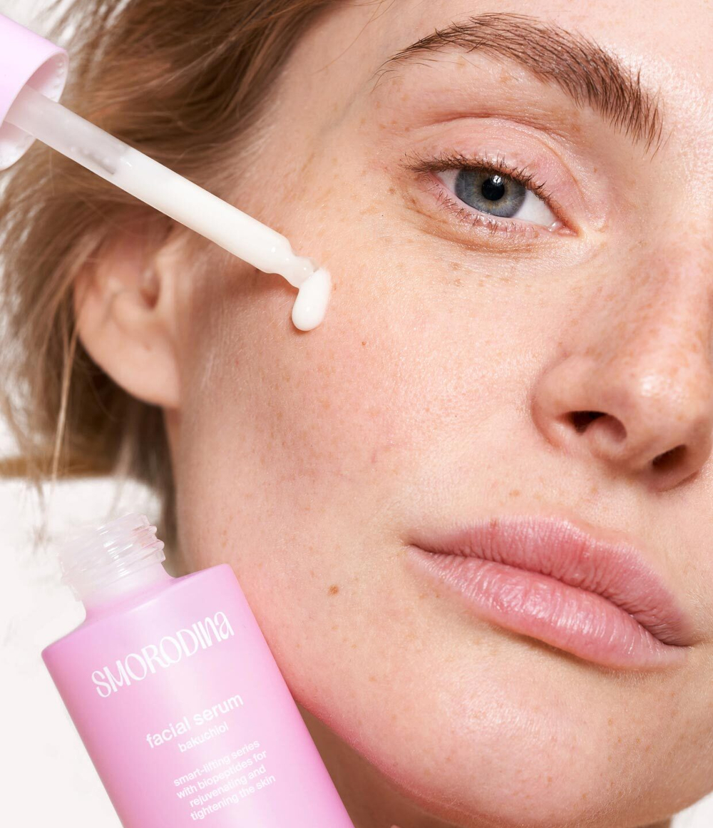 Smorodina Подтягивающая сыворотка с бакучиолом и биопептидами,40 мл