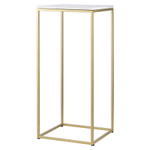 Набор из 2-х столиков mayen gold, белые/золотистые