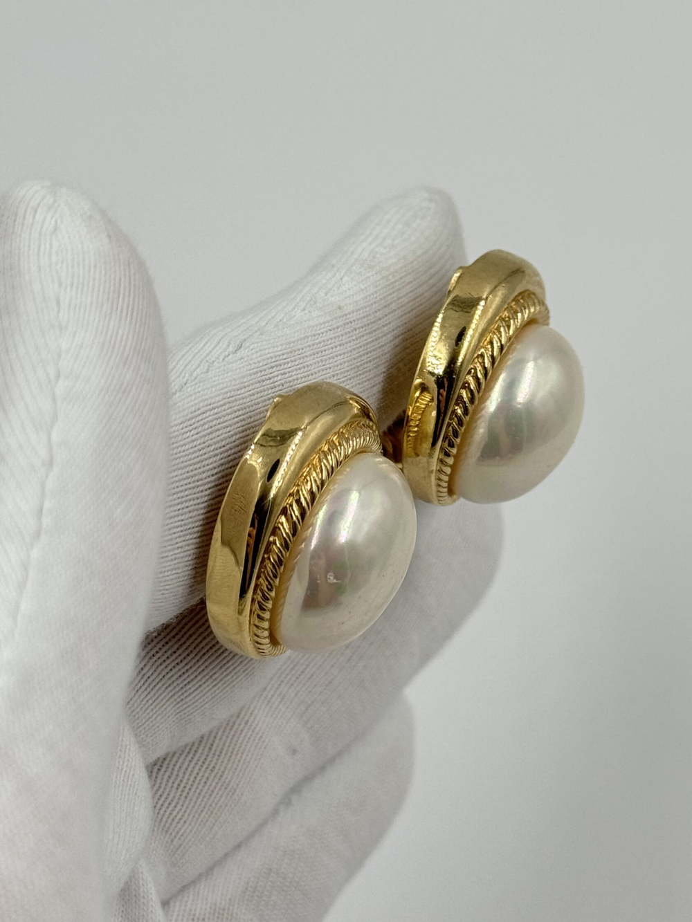 Клипсы с «жемчугом» Christian Dior