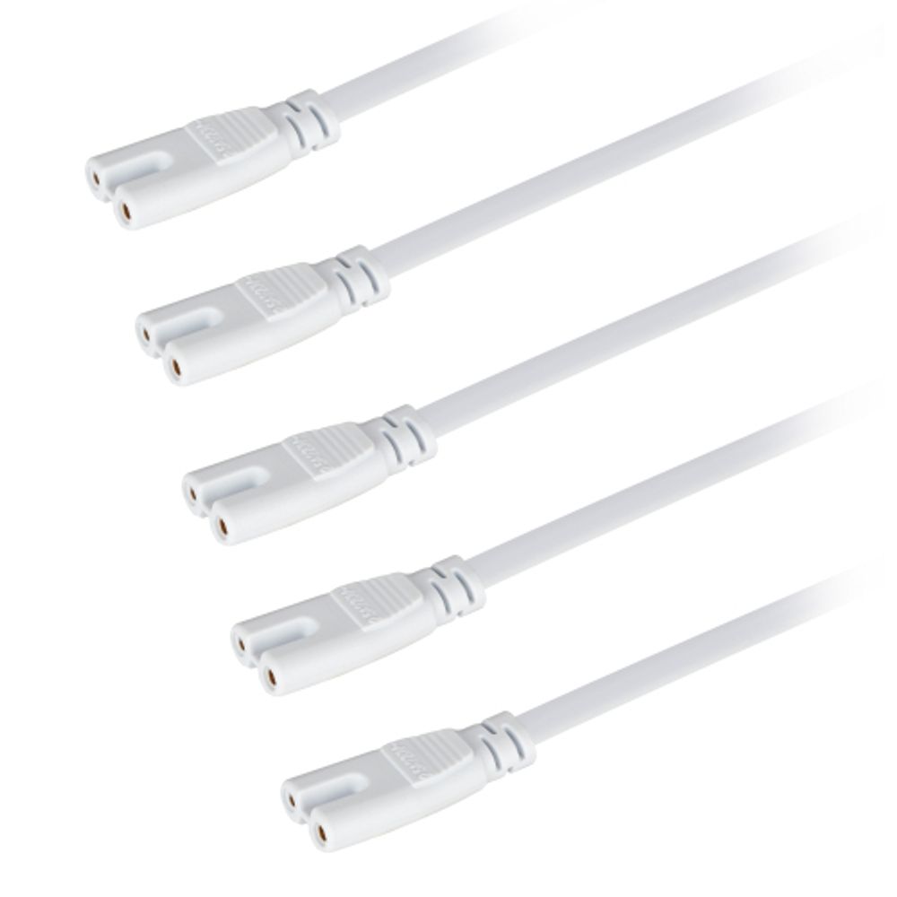 Разветвитель сетевой для линейных светильников ЭРА Разветвитель 5х IEC C7 2pin+timer на 5 точек с таймером 9, 12, 15H 2м