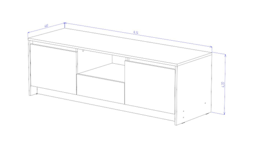 Бостон Тумба ТВ Анкор светлый / Венге