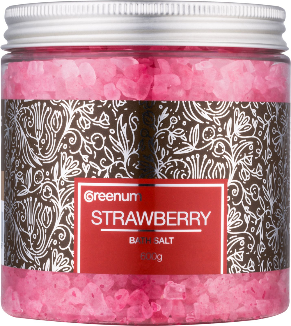 Greenum Strawberry - соль для ванны /   600  g  / GTIN 4751025530060