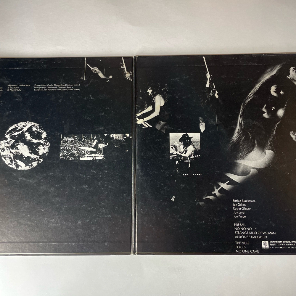 Винтажная виниловая пластинка LP Deep Purple Fireball (Япония 1976) (Без Оби) Strange Kind Of Woman