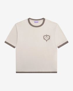 Футболка Love ванильная