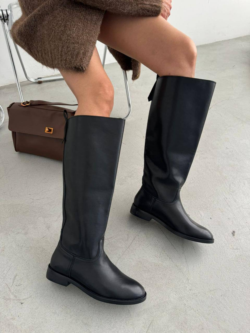 Сапоги из натуральной кожи