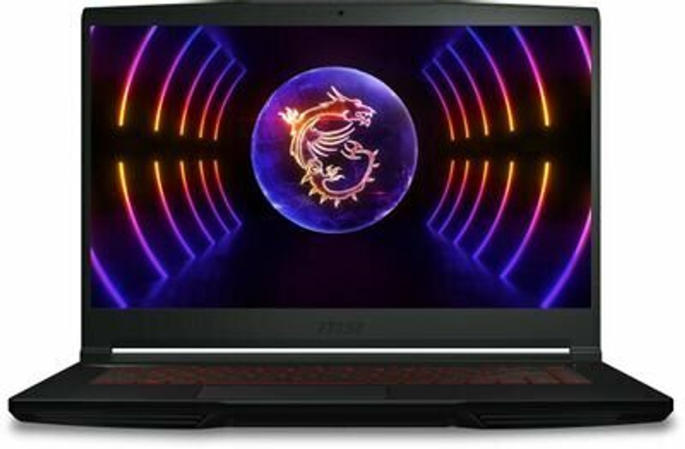 Ноутбук игровой MSI GF63 Thin 12UC-1036XRU 9S7-16R821-1036, 15.6", IPS, Intel Core i5 12450H 2ГГц, 8-ядерный, 16ГБ DDR4, 512ГБ SSD, NVIDIA GeForce RTX 3050 для ноутбуков - 4 ГБ, Free DOS, черный+ USB С WINDOWS 11 ПОДАРОК
