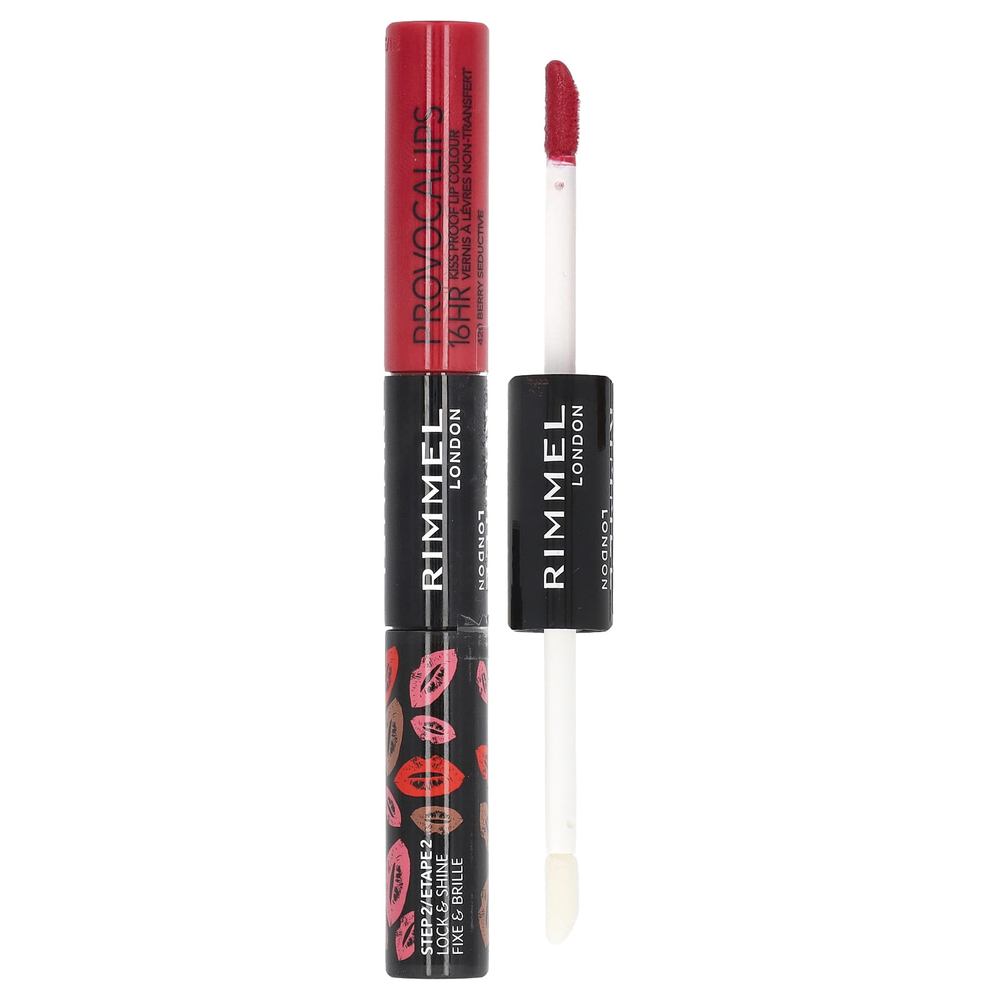 Rimmel London, Provocalips, 16HR Kiss Proof Lip Color, 420 Berry Seductive, 4 мл (0,14 жидк. унц.)