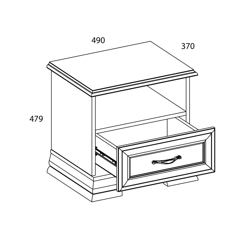 Тумба прикроватная