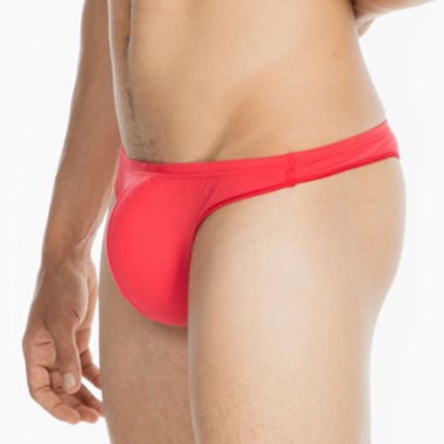 Мужские трусы стринги красные HOM Freddy 40-0202-4063