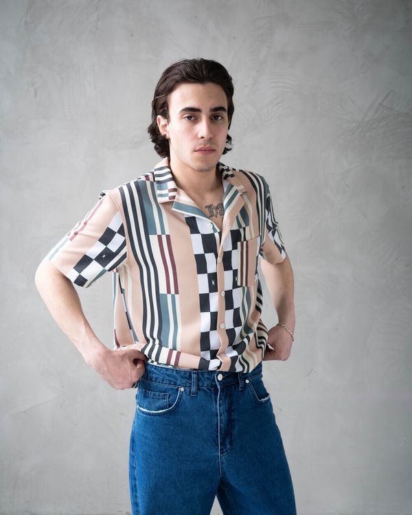 Рубашка Club Shirt бежевая - фото 2