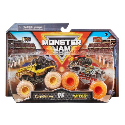 Spin Master Monster Jam — EarthShaker против супервнедорожных грузовиков Макс-Д 1:64 20136979 / артикул   58702 6064128 20136979  / GTIN 778988380574