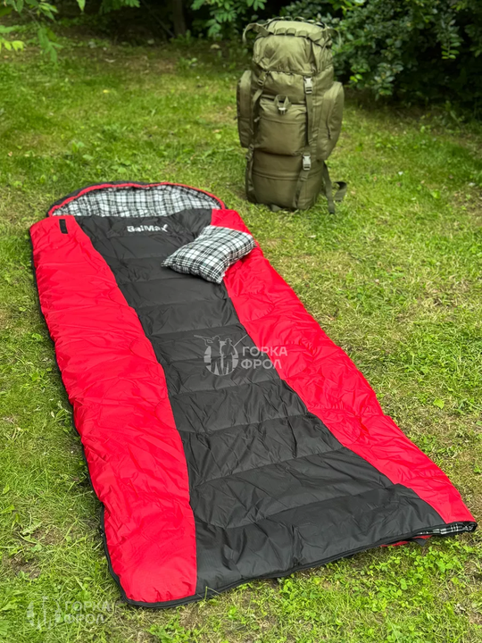 Спальный мешок Balmax elit - 7 градусов Красный/Черный