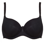 Элегантный бюстгальтер с уплотненными чашками из нежной микрофибры (Размер: 100B) (Цвет: черный)