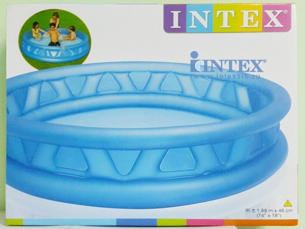 Бассейн надувной 188х46 см.