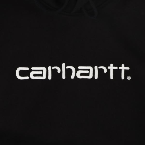 Толстовка мужская Carhartt WIP Hooded Sweatshirt артикул:I030230_black - купить в магазине Дайс