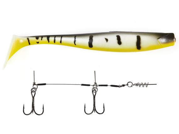 Виброхвосты LJ 3D BBS Series KUBIRA SWIM SHAD 9,0in (22,86)/PG23 1шт.+Stinger L