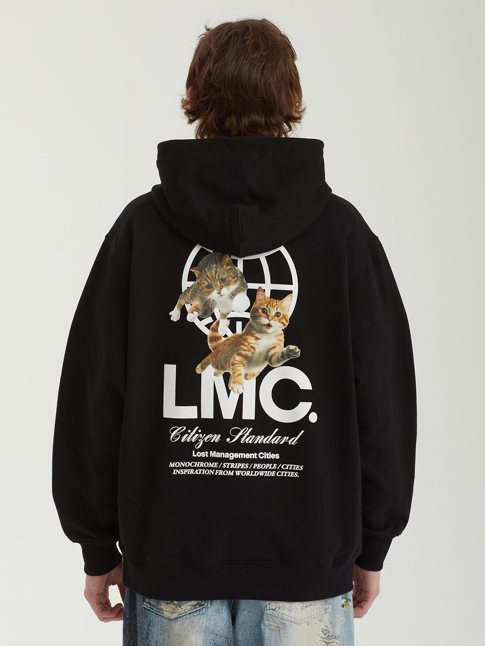 Мужская Толстовка Flying Cats