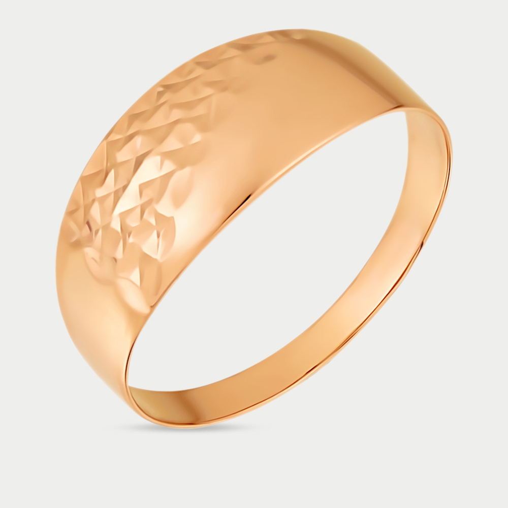 Кольцо женское из розового золота 585 пробы без вставок (арт. 210286)