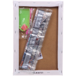 Алмазная мозаика на подрамнике с полным заполнением «МИР ЯРКИХ КРАСОК», аниме маска, 20*30см