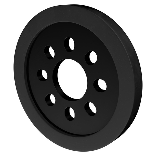 3607 Series Disc Wheel (14mm Bore, 48mm Diameter, Black) - 2 Pack