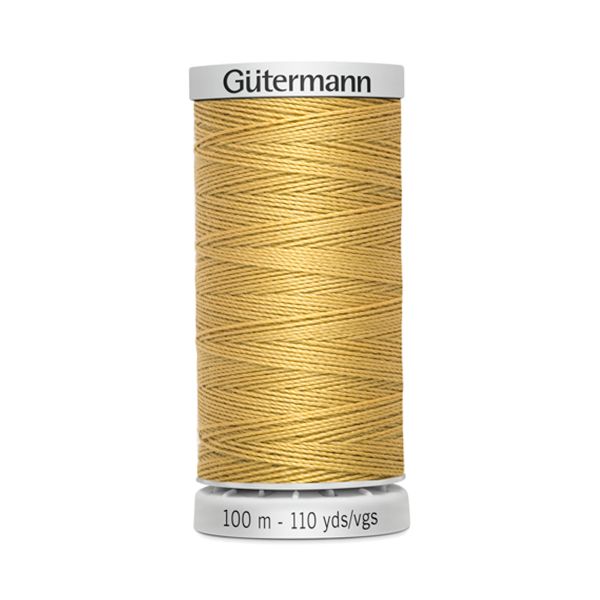Нитки суперкрепкие Gutermann Extra Strong M782 №40 (100 метров), 5 кат. | 893 бежево-желтый