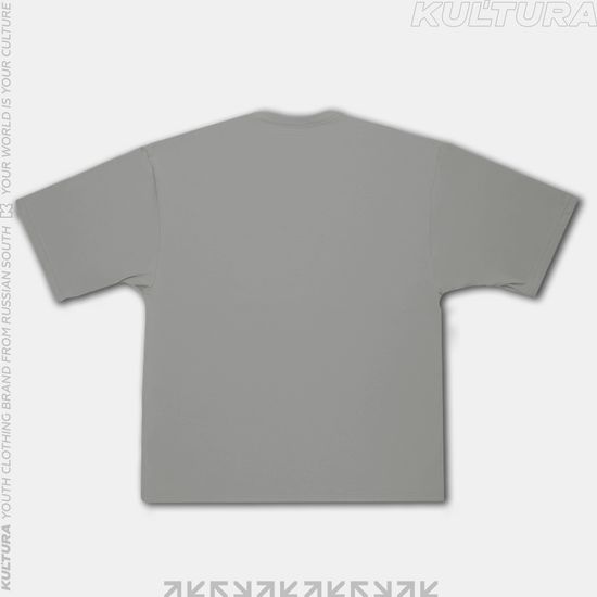 Футболка КУЛЬТУРА OverSize "High" (светло-серый)