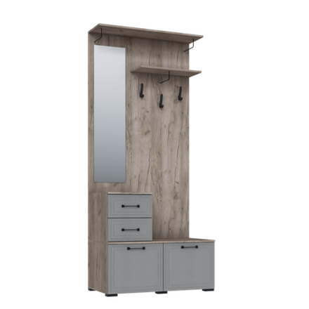 Прихожая центральная секция Бруклин 100ПЦС-2