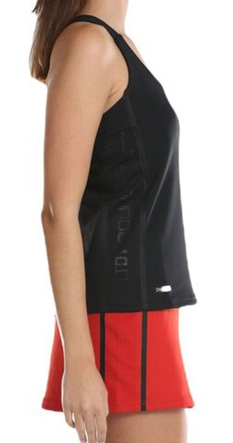 Женский топ теннисный Bullpadel Orlas - черный