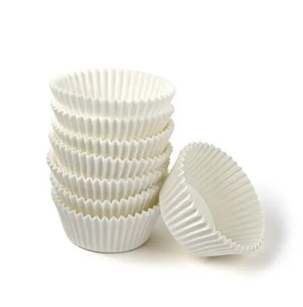 Капсула бумажная Круглая 45*26 мм. (белый) (2000 шт./упак.)