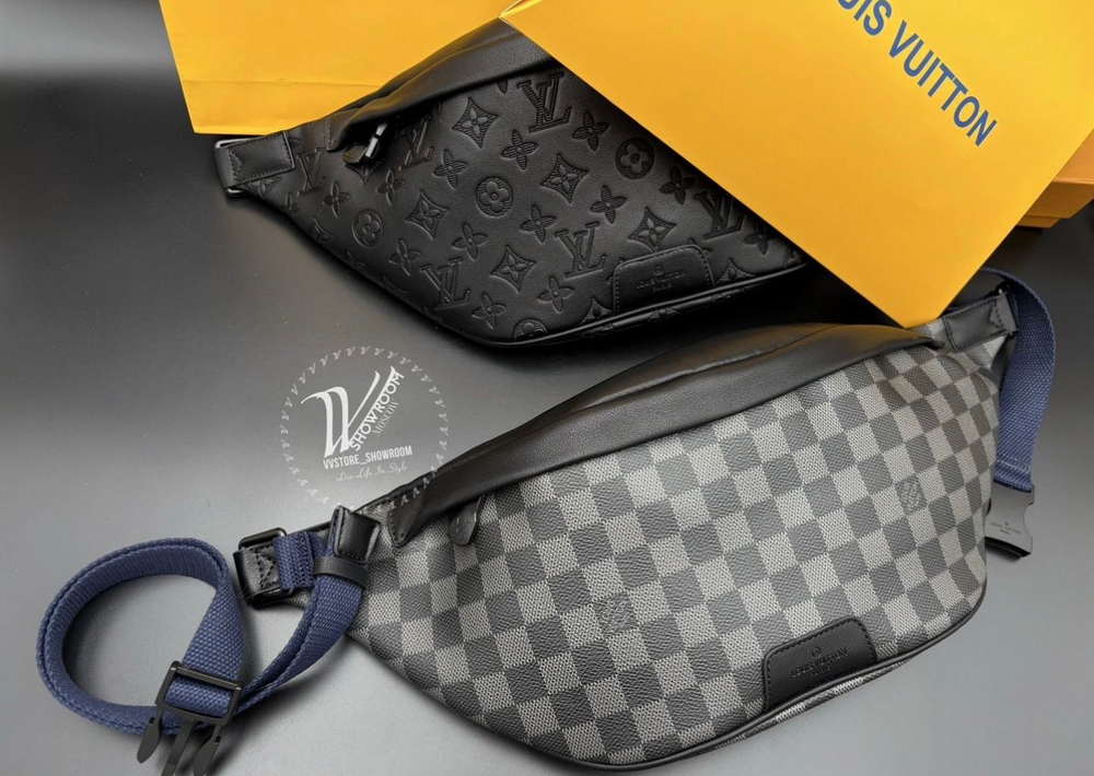 Сумка Louis Vuitton Discovery Damier серая