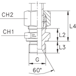 Штуцер FB DL15 BSP 1/2" (в сборе)