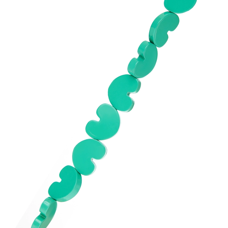 Колье Детское с Сердечками – Зеленое