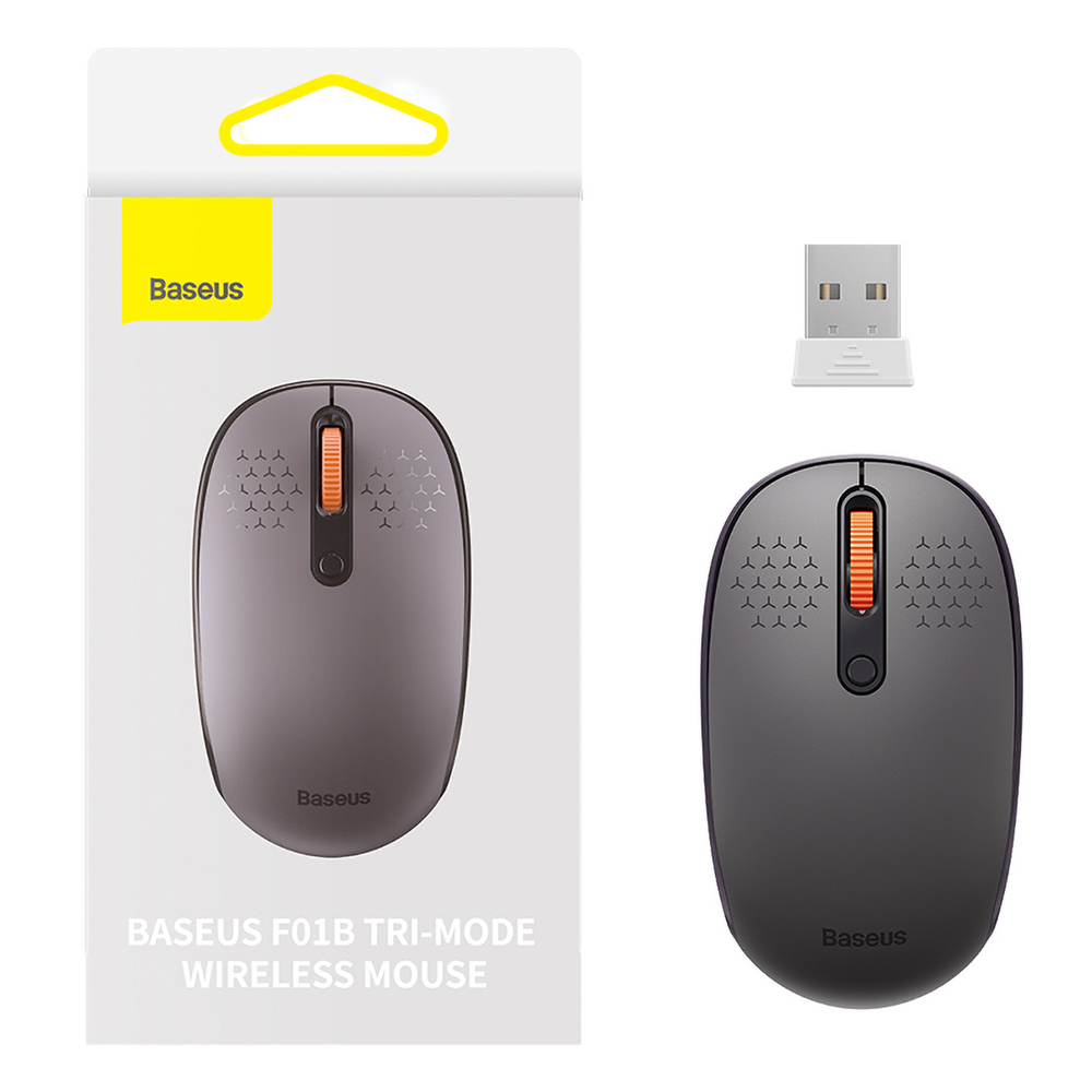 Мышь беспроводная Baseus F01B Tri-Mode Wireless Mouse