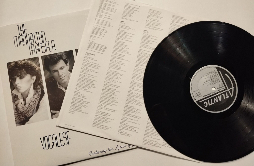 Винтажная виниловая пластинка LP The Manhattan Transfer Vocalese (Canada 1985)
