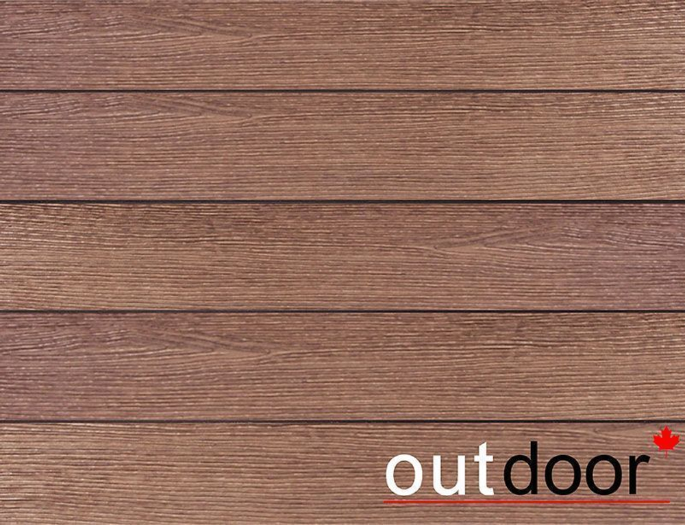 Доска ДПК Outdoor 115*22*3000 мм. STORM BROWN коричневая микс