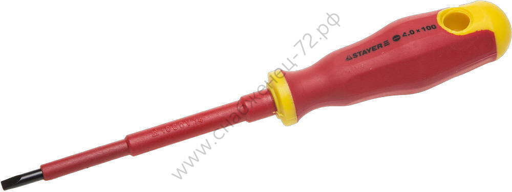 STAYER Electro SL4х100 мм, Диэлектрическая отвертка (25141-04-10)
