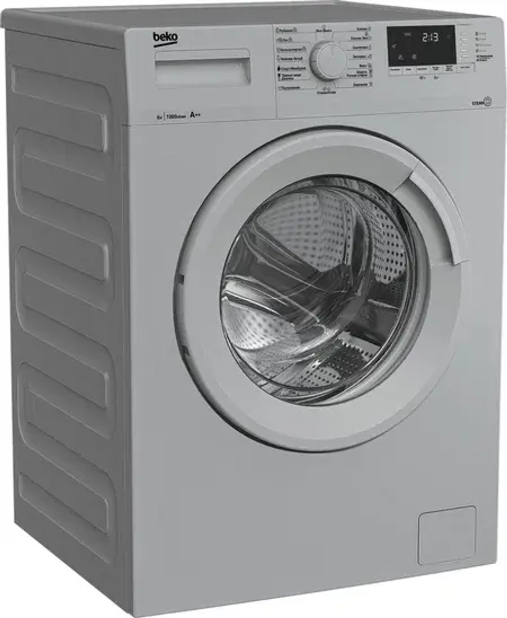 Стиральная машина узкая Beko WSRE6512ZSS (у)