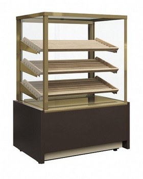 Витрина хлебная Carboma KC70 N 0,6-1 Light со стеклом