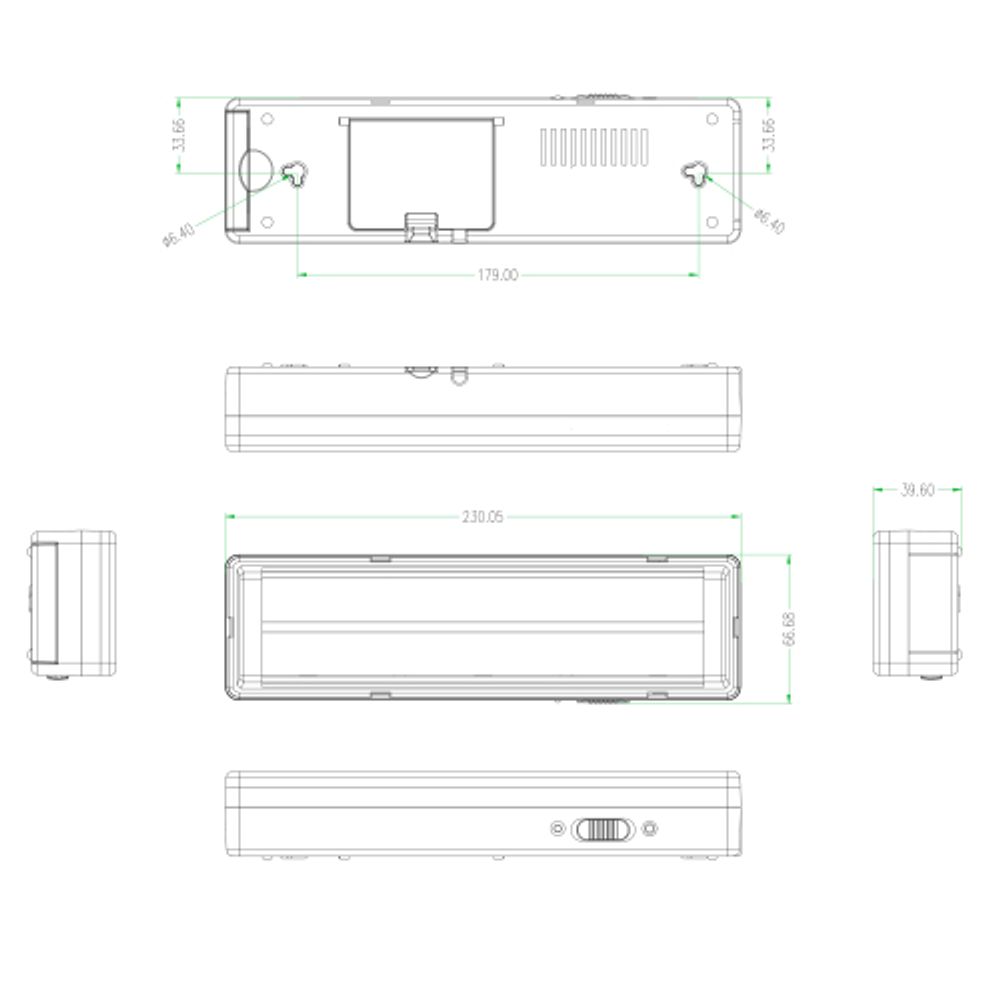 Аварийный светильник светодиодный ЭРА DBA-104-0-20 непостоянный 44LED 6ч IP20 стрелка | Светильники аварийные