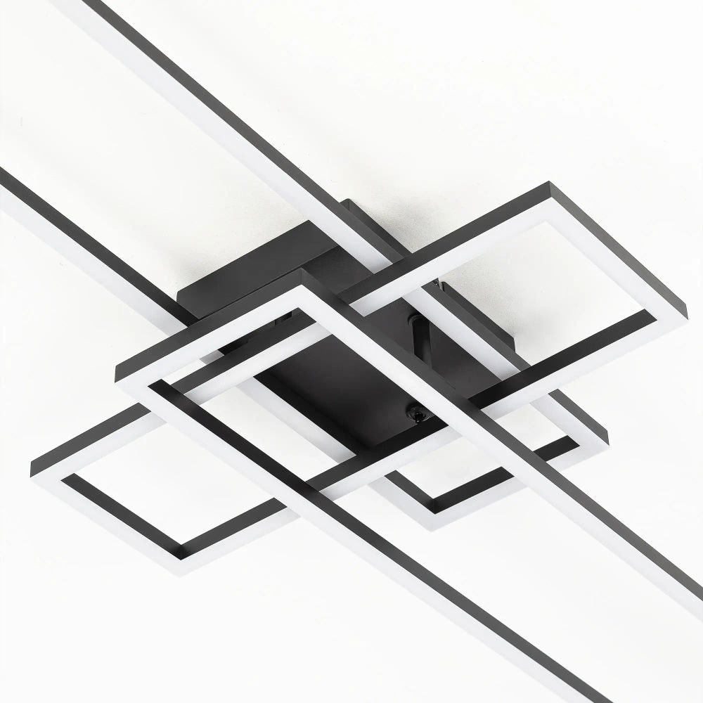 Citilux KUBIT CL201131 Люстра потолочная с пультом Чёрная