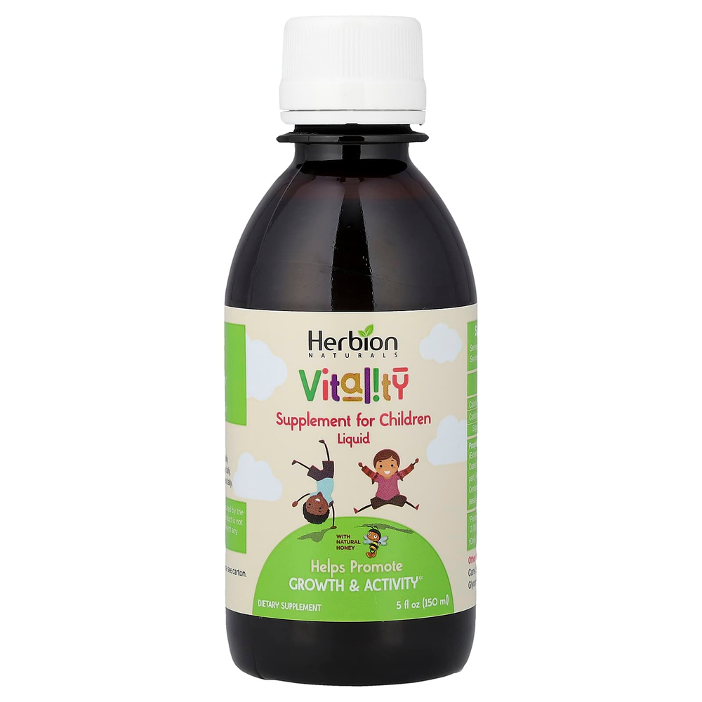 Herbion Naturals, Виталитическая добавка для детей, с натуральным медом, 150 мл (5 жидк. унц.)