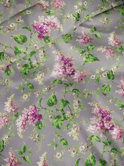 Наволочка комплект 2шт перкаль Сказка "Сирень" 45х45 см на молнии