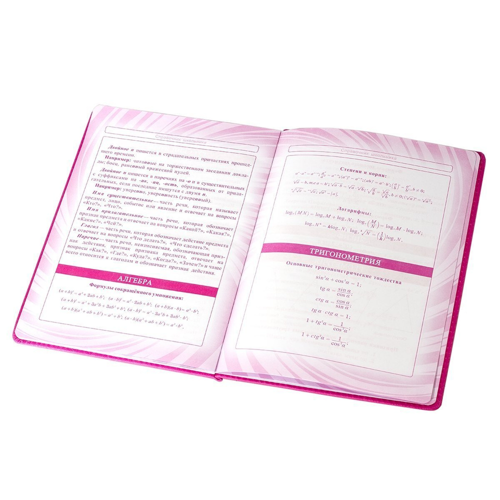 Дневник школьный Alingar 1-11 кл., 48л., 7БЦ, иск.кожа, тиснение, "Flamingo Yellow"