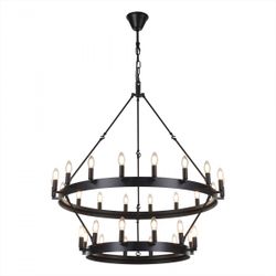 Citilux Смитсон CL470230 Люстра замковая подвесная Чёрная