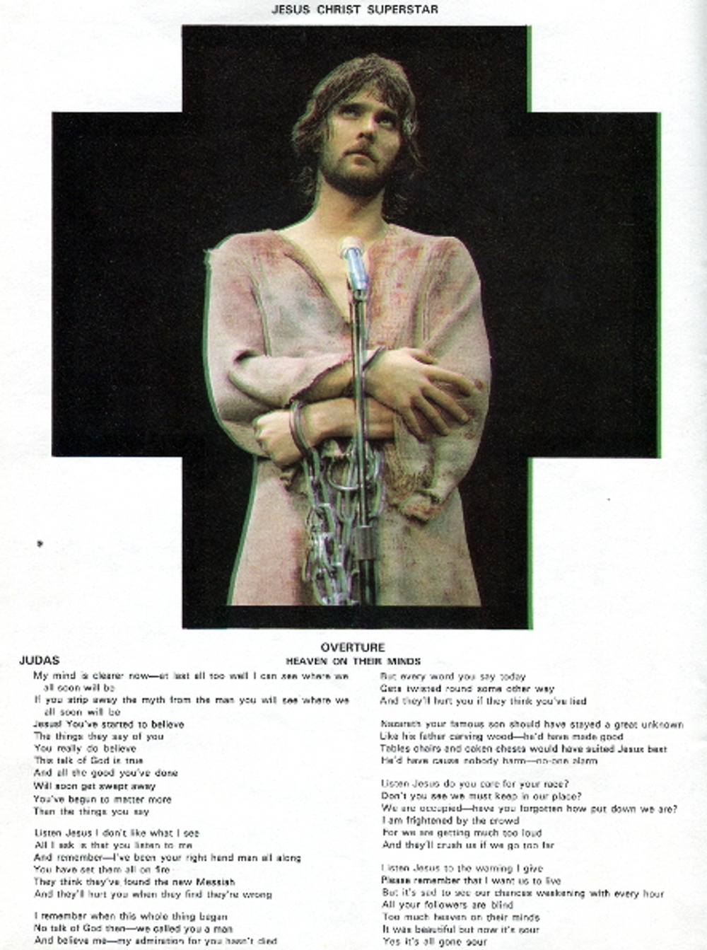 Jesus Christ Superstar: Souvenir Program And Libretto / Andrew Lloyd Webber, Tim Rice, Robert Stigwood