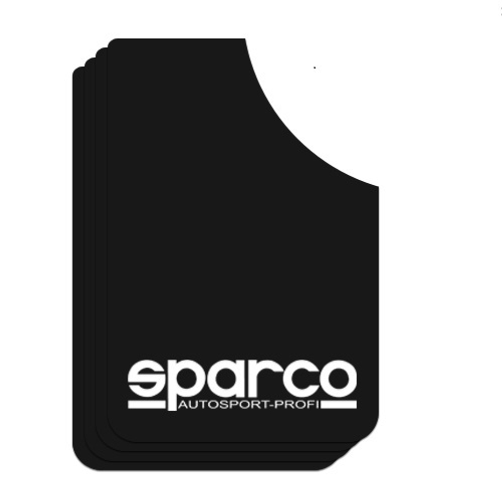 Брызговики SPARCO МАЛЫЕ (чёрный) /к-т 4 шт./ Прочий BR000022