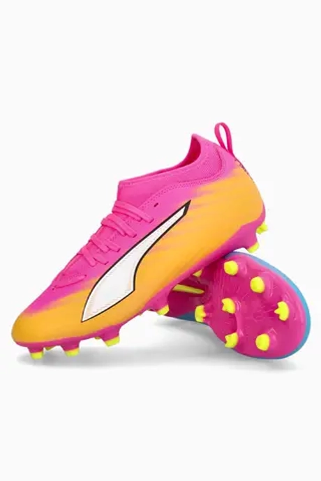 Бутсы Puma Ultra 6 Match FG/AG Junior - розовый