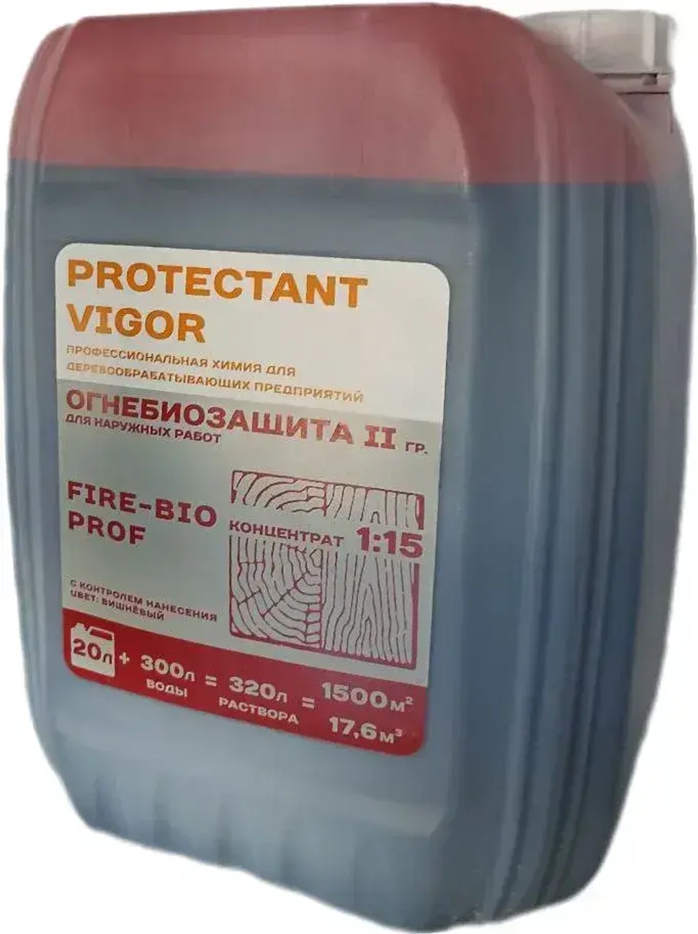 PROTECTANT VIGOR Строительный антисептик Огнебиозащитный 22 кг 20 л