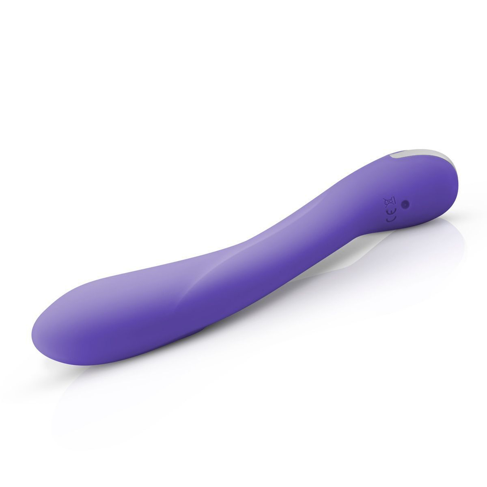 Фиолетовый вибратор для G-стимуляции Lici G-Spot Vibrator - 22,5 см. (Цвет: фиолетовый)
