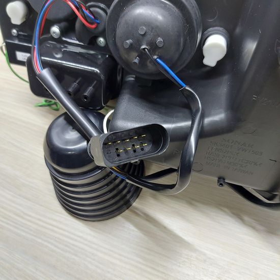 Передняя оптика CHROME для  VW T5 04.03-08.09